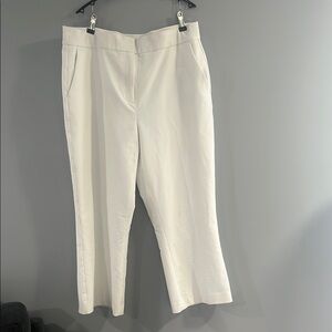 Tommy Hilfiger White Boot Cut Flare Pants